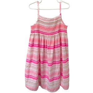Carter’s Pink and White Summer Sundress Size 6